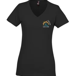 District Perfect Blend V-Neck T-Shirt - Ladies' - Embroidered