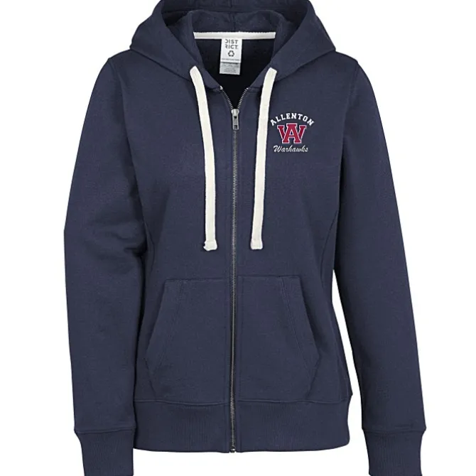 District Recycled Full-Zip Hoodie - Ladies' - Embroidered