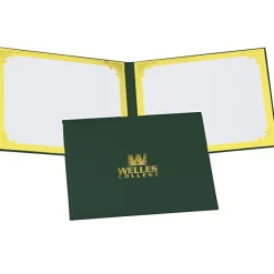 Double Award Folder - Foil Corners