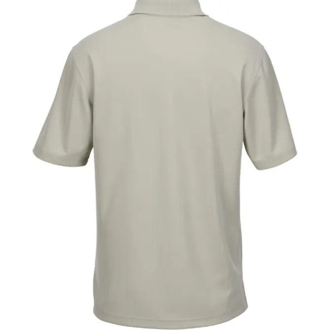 Dry Zone Stain Release Mini Grid Polo - Men's