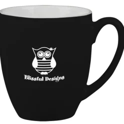Duo-Tone Bistro Ceramic Mug - 16 oz