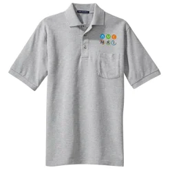 Easy Care Pique Knit Pocket Polo - Men's