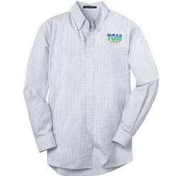 Easy Care Plaid Dress Shirt - Men's