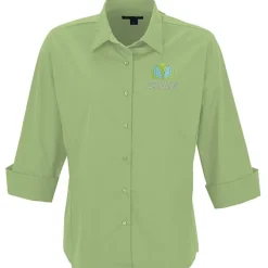 Easy Care 3/4 Sleeve Stretch Poplin Blouse - Ladies'