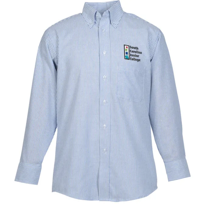 Easy Care Stripe Oxford Shirt - Men's