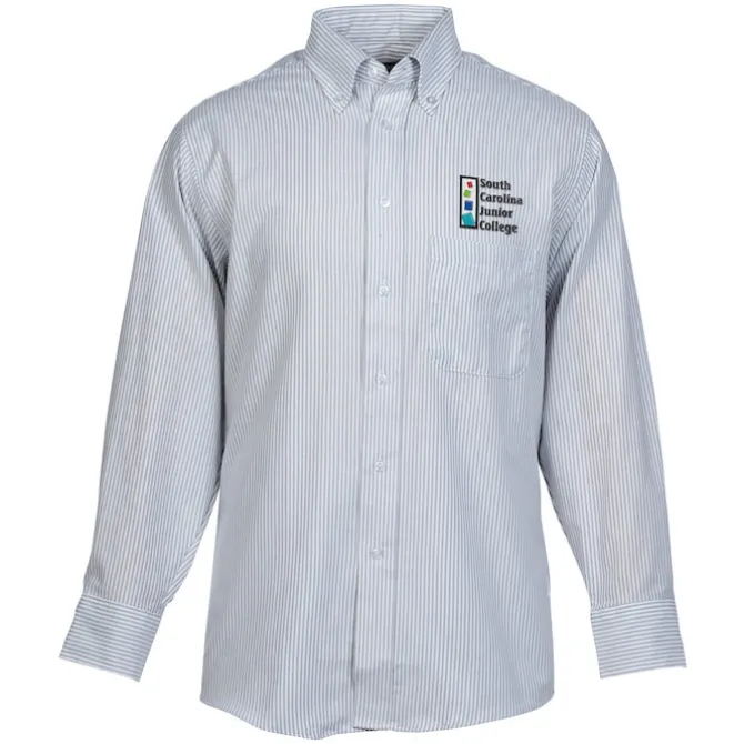Easy Care Stripe Oxford Shirt - Men's