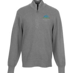 Easy Care Tri-Blend 1/4-Zip Sweater