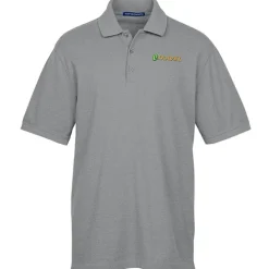 Easy Care Wrinkle Resist Cotton Pique Polo - Men's - Heather