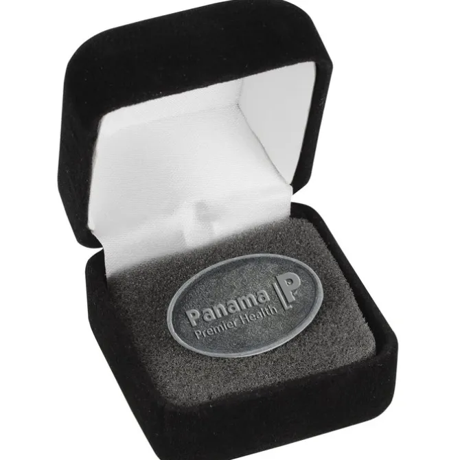 Econo Lapel Pin - Oval - Gift Box