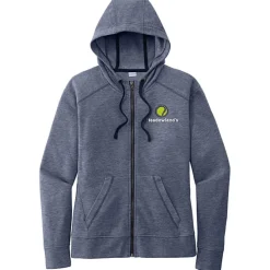 Electric Tri-Blend Wicking Full-Zip Sweatshirt - Ladies'