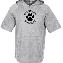 Electric Tri-Blend Wicking Short Sleeve Hooded Tee