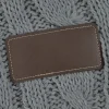 Elegant Cable Knit Chenille Throw - 24 hr