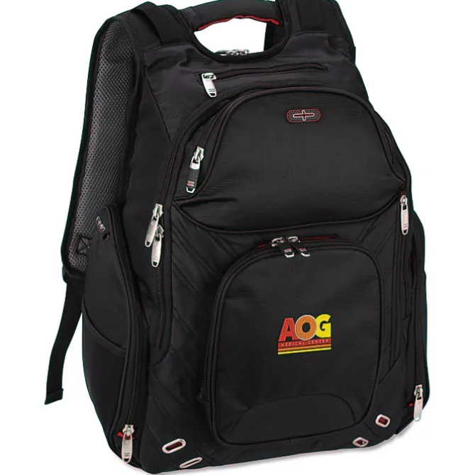 elleven Amped Checkpoint-Friendly Laptop Backpack - Embroidered