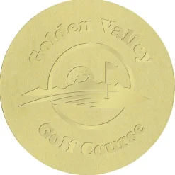 Embellished Seal by the Roll - Circle - Smooth Edge - 2 Inches