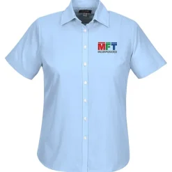 Essential Broadcloth Short Sleeve Shirt - Ladies'