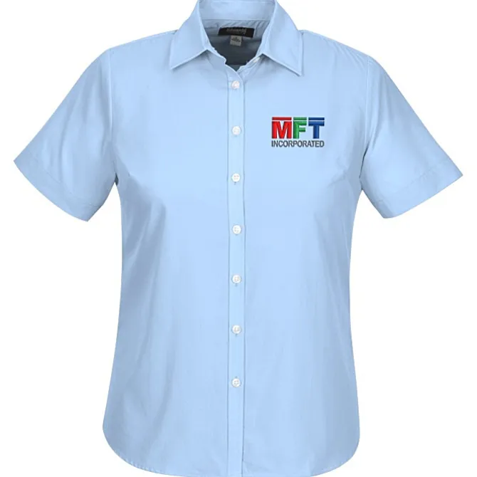 Essential Broadcloth Short Sleeve Shirt - Ladies'