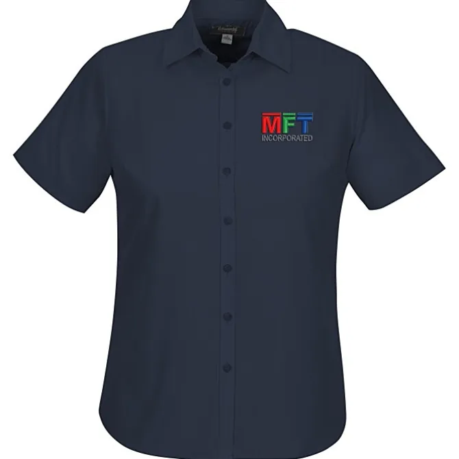 Essential Broadcloth Short Sleeve Shirt - Ladies'