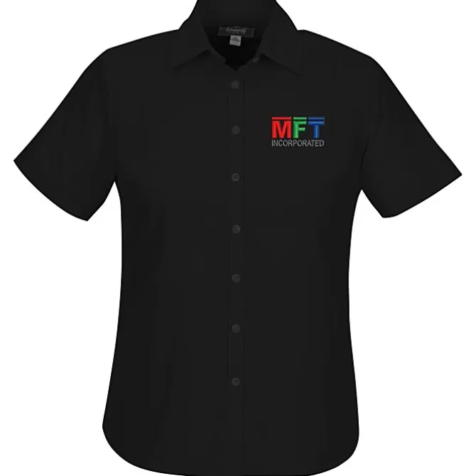 Essential Broadcloth Short Sleeve Shirt - Ladies'