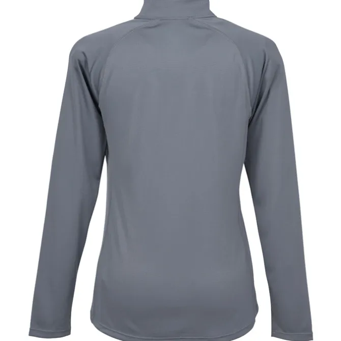 Evans Textured Double Knit 1/2-Zip Pullover - Ladies'
