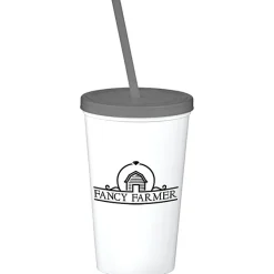Event Stadium Cup with Lid & Straw - 20 oz