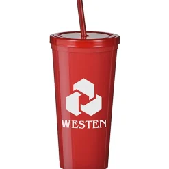 Event Stadium Cup with Lid & Straw - 24 oz