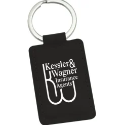 Executive Leatherette Keychain