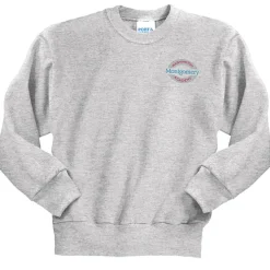 Fashion Crewneck Sweatshirt – Youth – Embroidered