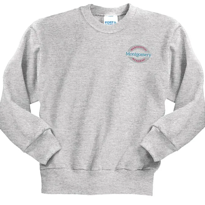 Fashion Crewneck Sweatshirt – Youth – Embroidered