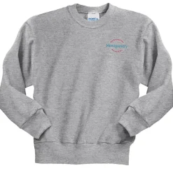 Fashion Crewneck Sweatshirt – Youth – Embroidered