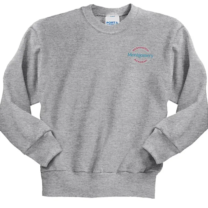 Fashion Crewneck Sweatshirt – Youth – Embroidered