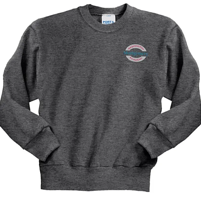 Fashion Crewneck Sweatshirt – Youth – Embroidered
