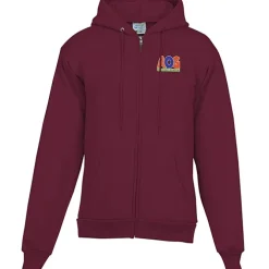 Fashion Full-Zip Hooded Sweatshirt - Men's - Embroidered