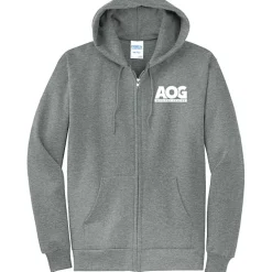 Fashion Full-Zip Hooded Sweatshirt - Men's - Screen