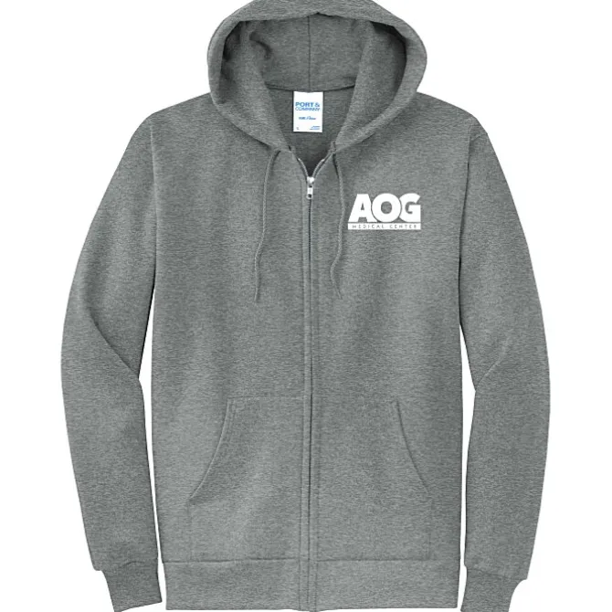 Fashion Full-Zip Hooded Sweatshirt - Men's - Screen