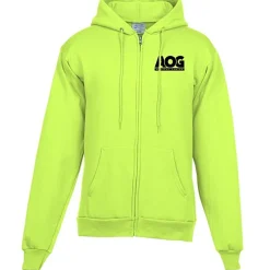 Fashion Full-Zip Hooded Sweatshirt - Men's - Screen