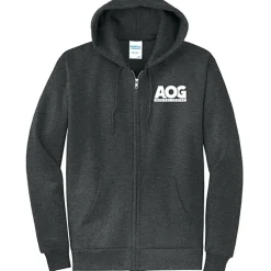 Fashion Full-Zip Hooded Sweatshirt - Men's - Screen
