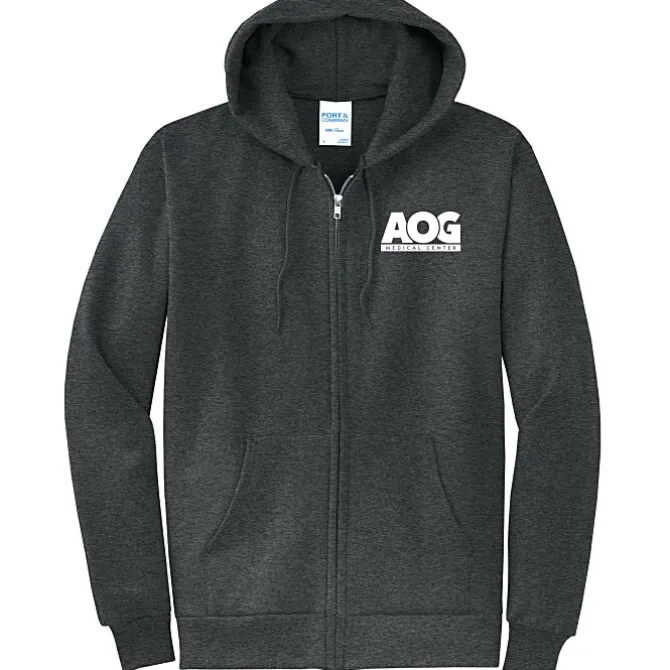 Fashion Full-Zip Hooded Sweatshirt - Men's - Screen