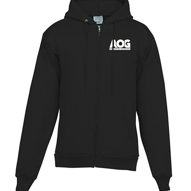 Fashion Full-Zip Hooded Sweatshirt - Men's - Screen