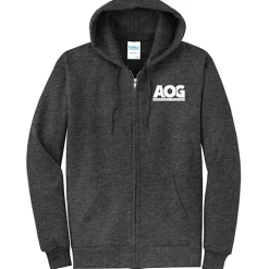 Fashion Full-Zip Hooded Sweatshirt - Men's - Screen