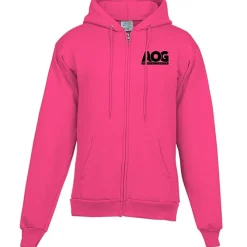Fashion Full-Zip Hooded Sweatshirt - Men's - Screen