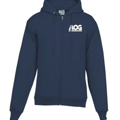 Fashion Full-Zip Hooded Sweatshirt - Men's - Screen