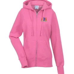 Fashion Full-Zip Hooded Sweatshirt - Ladies' - Embroidered