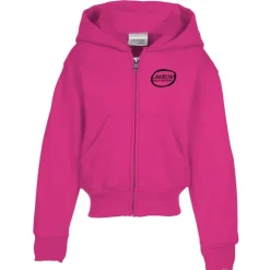 Fashion Full-Zip Hooded Sweatshirt – Youth – Screen