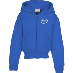 Fashion Full-Zip Hooded Sweatshirt – Youth – Screen