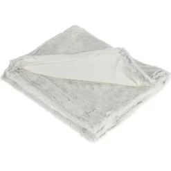 Faux Fur Throw Blanket