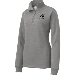 Feminine Fit 1/4-Zip Sweatshirt - Ladies' - Screen