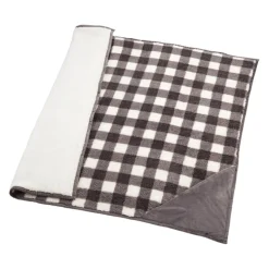 Field & Co. Double Sided Plaid Sherpa Blanket