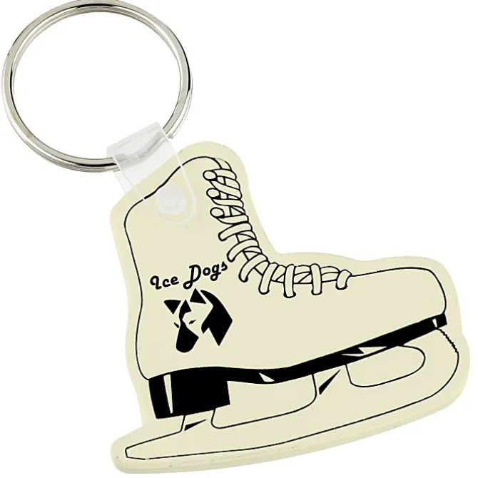 Figure Skate Soft Keychain - Opaque