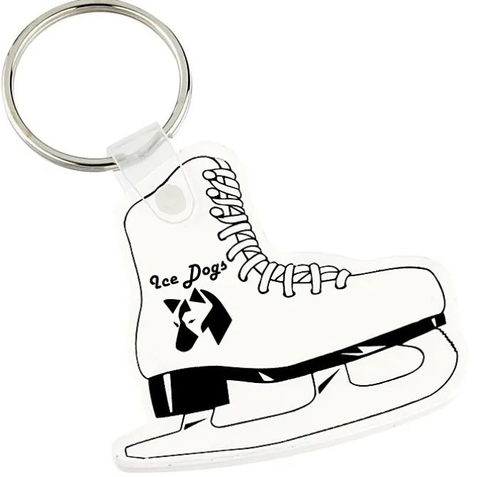 Figure Skate Soft Keychain - Opaque
