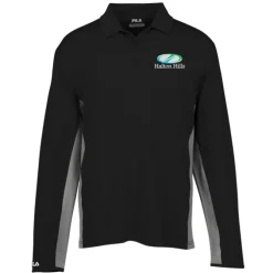 FILA Bedford Long Sleeve Polo - Men's